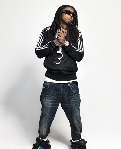 Lil Wayne On Stage. his stage name Lil Wayne,